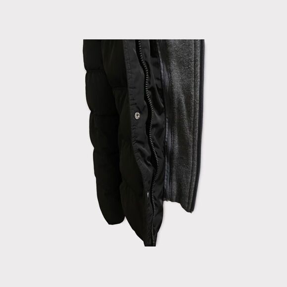 Tommy Hilfiger Black Puffer Down Alternative Jacket With Removable Hoody - Picture 8 of 13